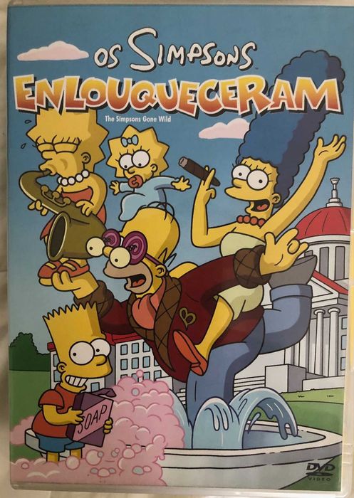 Lote 12 DVDs Os Simpsons – 10 Temporadas Completas + O Filme + Enlouqueceram (2 edições colecionador)