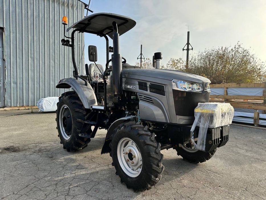 Мінітрактор Скаут TY 404 SR з козирком +компресор сірий