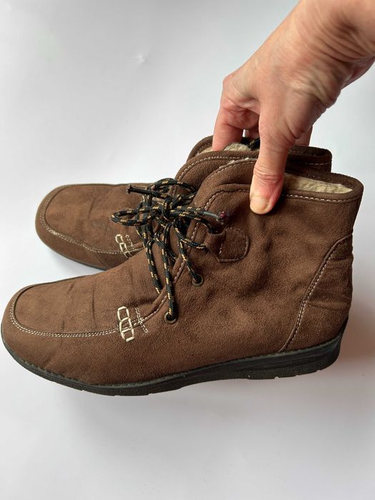 Жіночі замшеві чоботи осінь-зима р.39