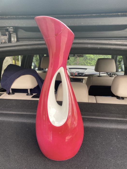 Kolekcjonerski wazon calypso vintage prl ćmielów