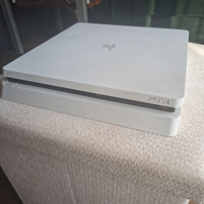 PlayStation 4 Slim Glacier White | Stan BDB | Fabryczna plomba