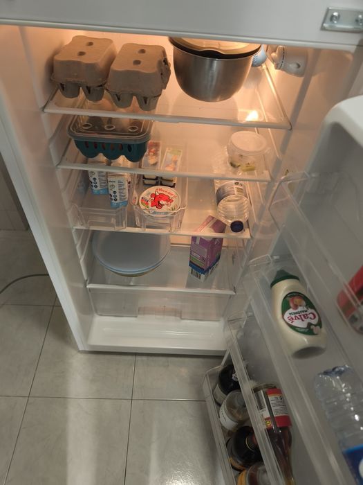 Frigorífico a funcionar