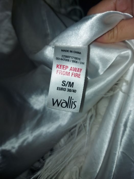 Casaco Wallis S/M pêlo Branco comprido