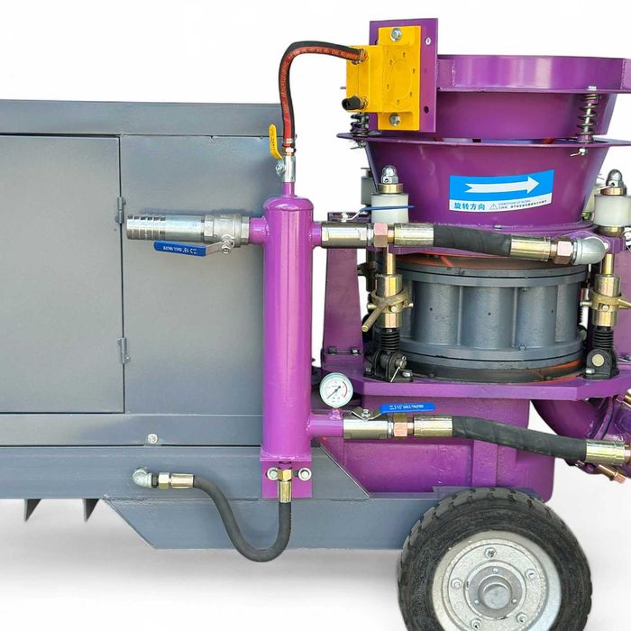 Торкрет-установка для мокрого і сухого торкретування (5.5кВт 6 м³/год)