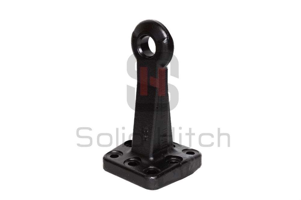 Ucho dyszla ciężarowe 40 mm, rozstaw 110x100, przyczepa tandem, zaczep