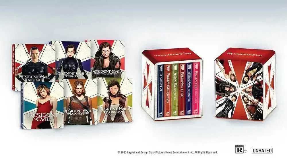 Steelbook 4K Ultra HD Blu-ray Обитель зла 1-6 (Resident Evil)