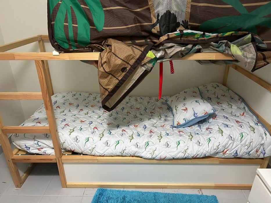 Vendo cama Kura Ikea 90x200cm