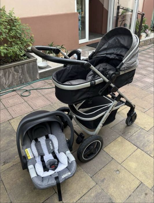 Коляска візочок 3 в 1 Kraft Sky Line універсальна.Автокрісло