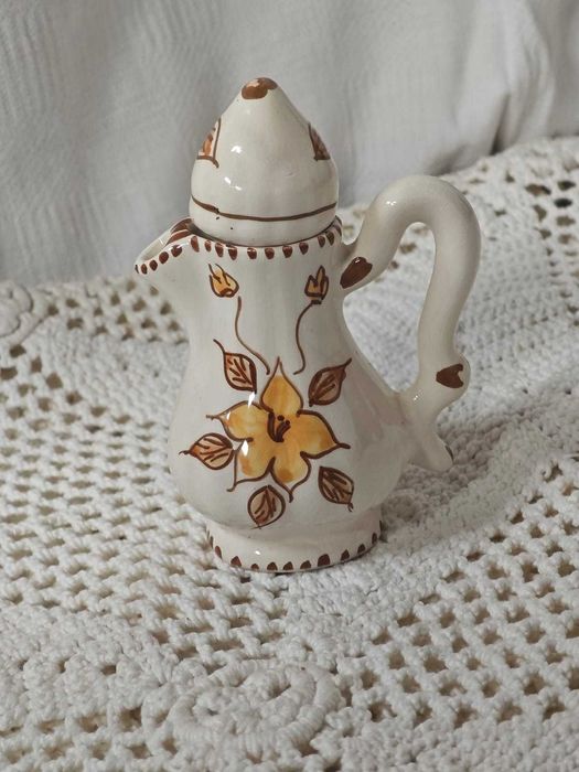 Vendo Antiguidade - Galheteiro vintage em faiança