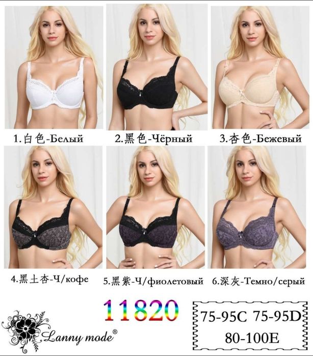 Новинки  білизни Lanny Mode. Чашка С,Д,Е