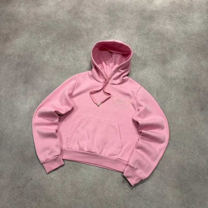 Bluza Juicy Couture Sport Hoodie Kryształki Coquette Swag Cropped