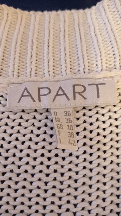 Apart sweterek 36/38 ażurowy kremowy