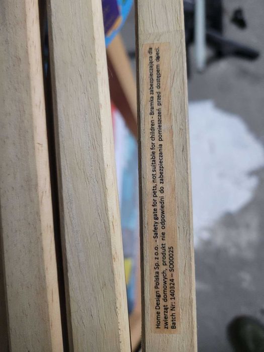 Bramka na schody ochronna dzieci, zwierzęta rozsuwana