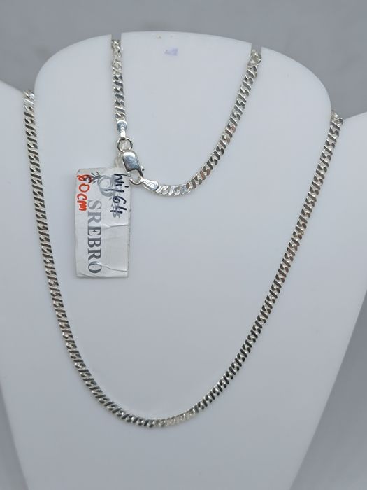 Męski srebrny łańcuszek srebro 925 długość 60cm