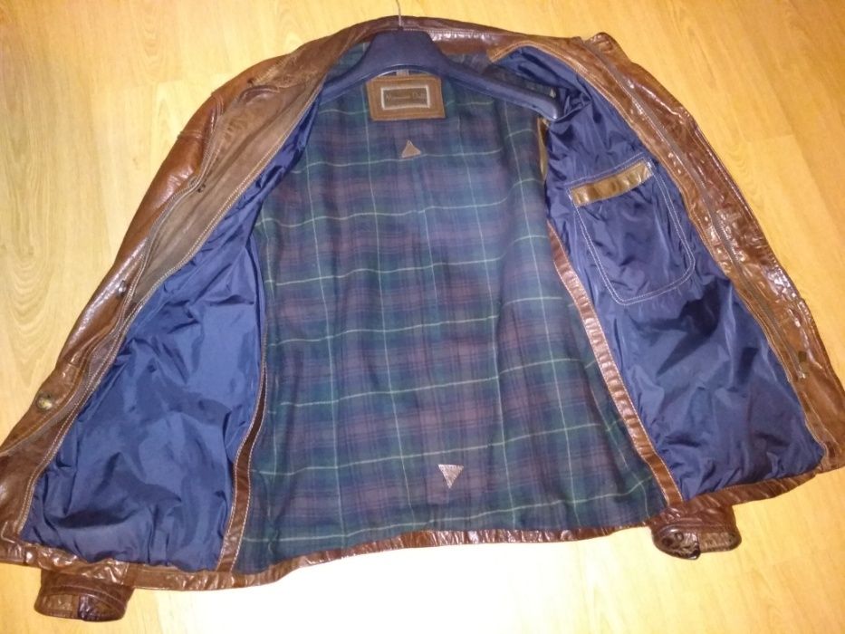 Casaco Massimo Dutti / Pele / Cabedal/ Couro