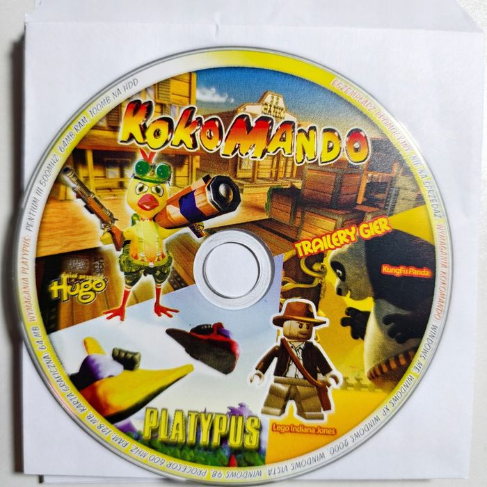 gra pc - kokomando - sama płyta
