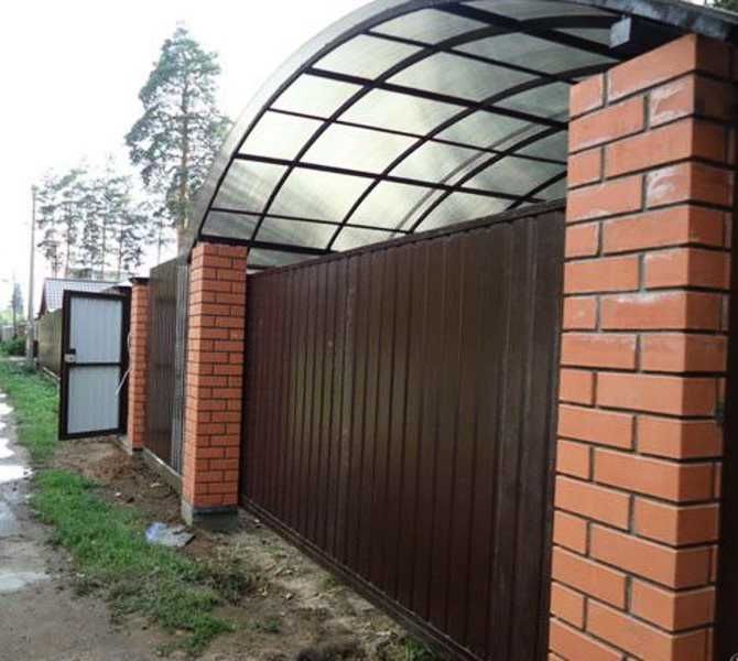 Забор из профнастила под ключ сетки жалюзи штакет ранчо ВОРОТА КАЛИТКА