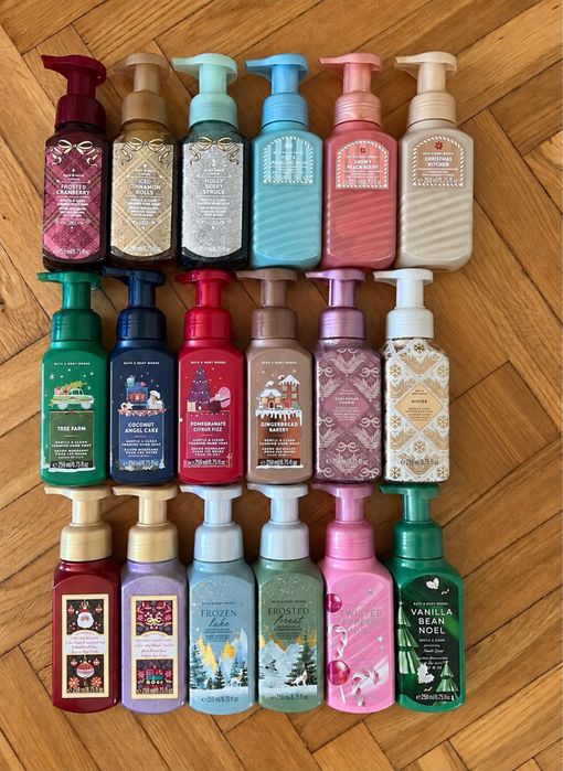 Kolekcja mydełek w piance Bath & Body Works edycja zimowa 259 ml