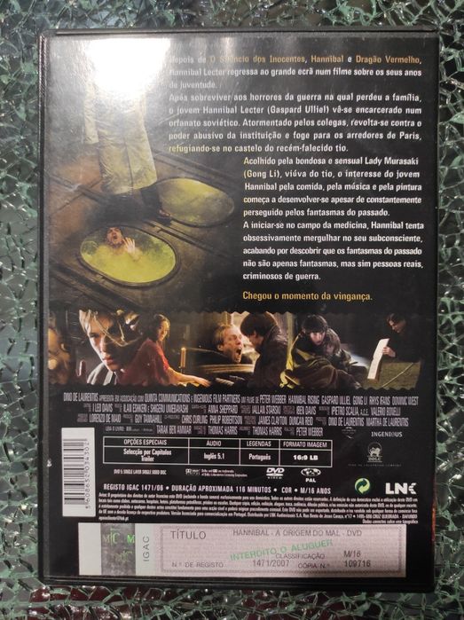 DVD Hannibal A Origem do Mal