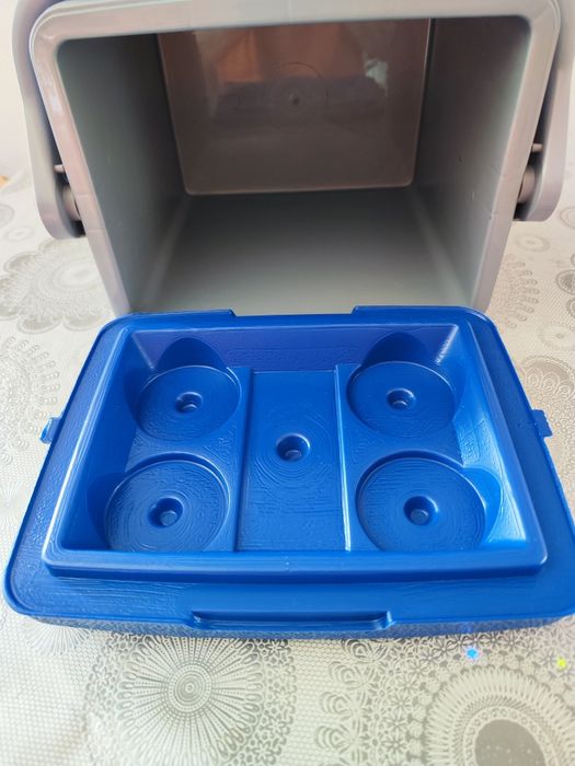 Mala (geleira) térmica azul de 10 litros da Leiriplás
