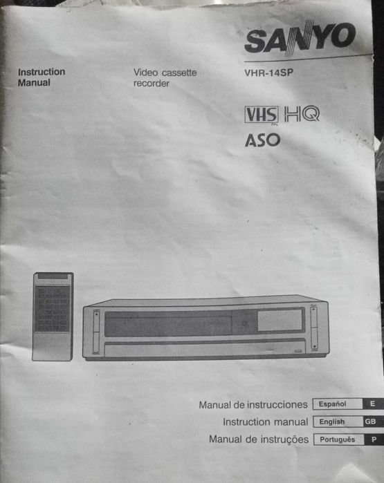 Used Sanyo VHS Video64740287435267123