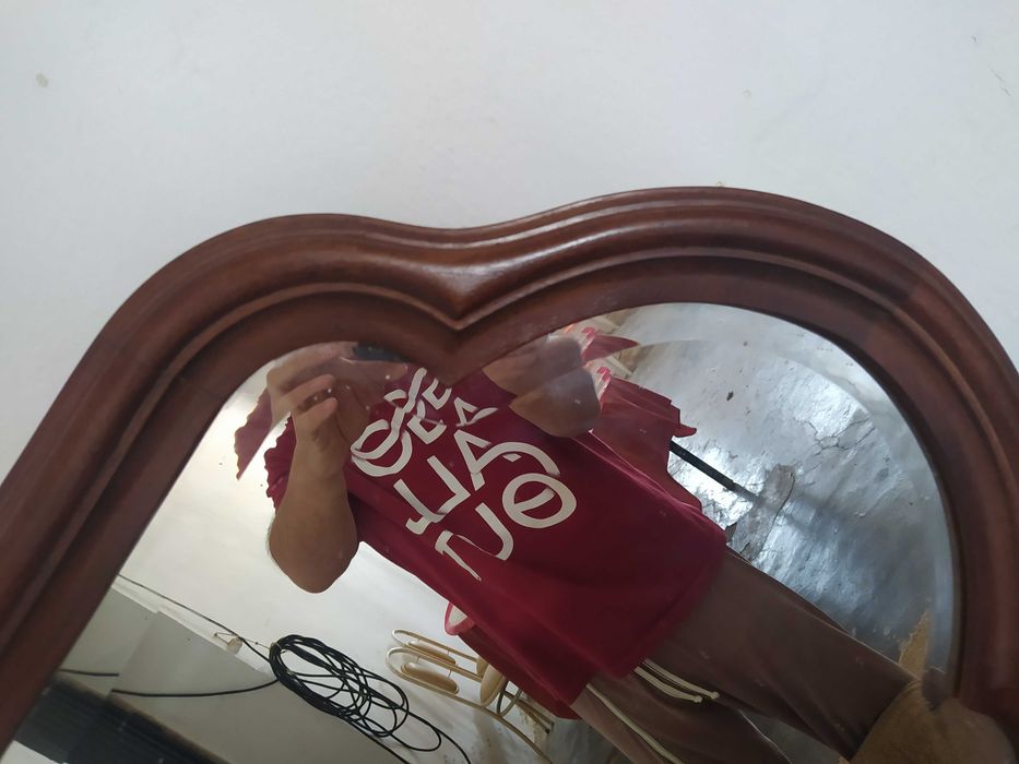 Espelho rebordo Madeira