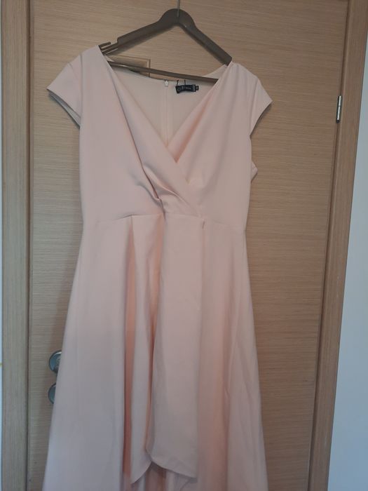 Sukienka damska na ślub wesele inne przyjęcia Rozmiar 44 46 różowa