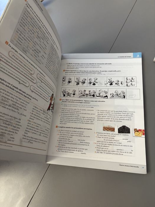Intermedio nuevo avance curso de espanol książka do hiszpańskiego b1