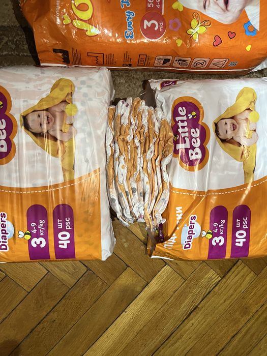 Підгузки 3 розмір (4-9 кг)