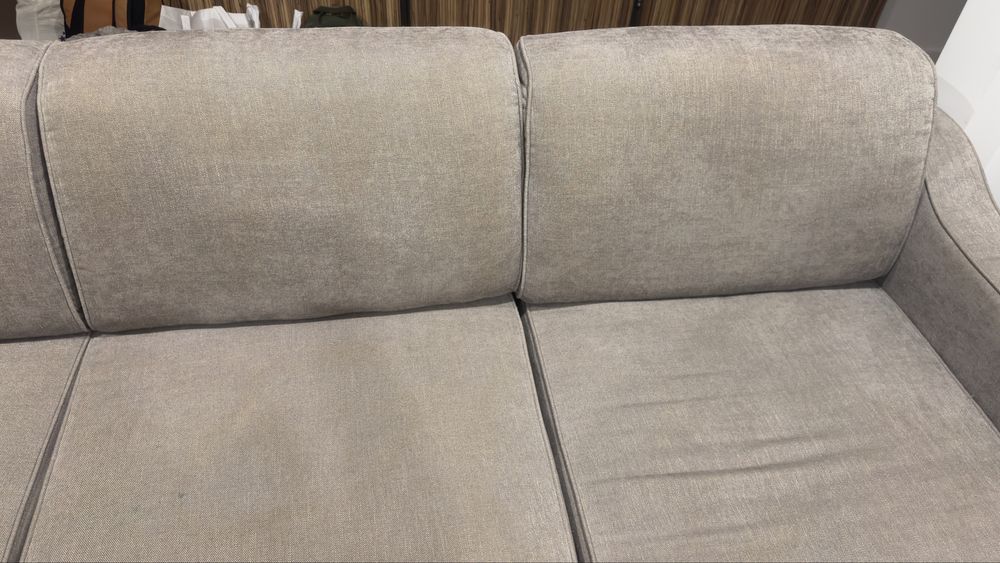 Sofa cama com chaiseloung e arrumacao 2,35x0,85