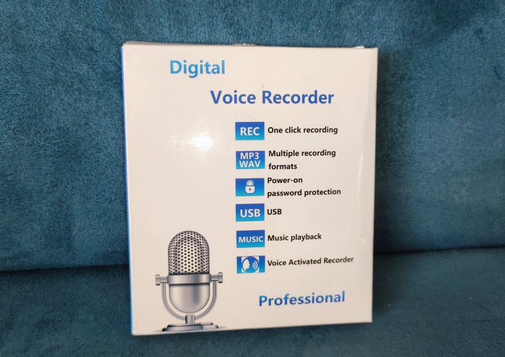 Dyktafon Digital Voice Recofder 64GB
Recorder 64GB
