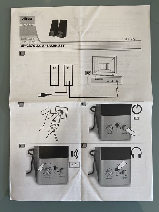 Colunas Trust para PC