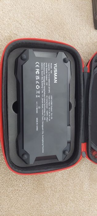Jump Starter com compressor de ar -  NOVO