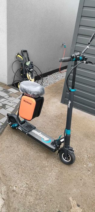 Hulajnoga elektryczna BEEPER z siodelkiem, torba