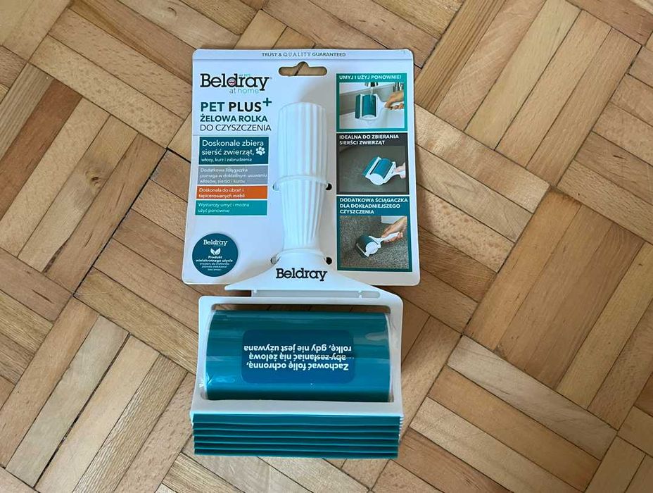 Beldray Pet plus żelowa rolka do czyszczenia + szczotka gratis