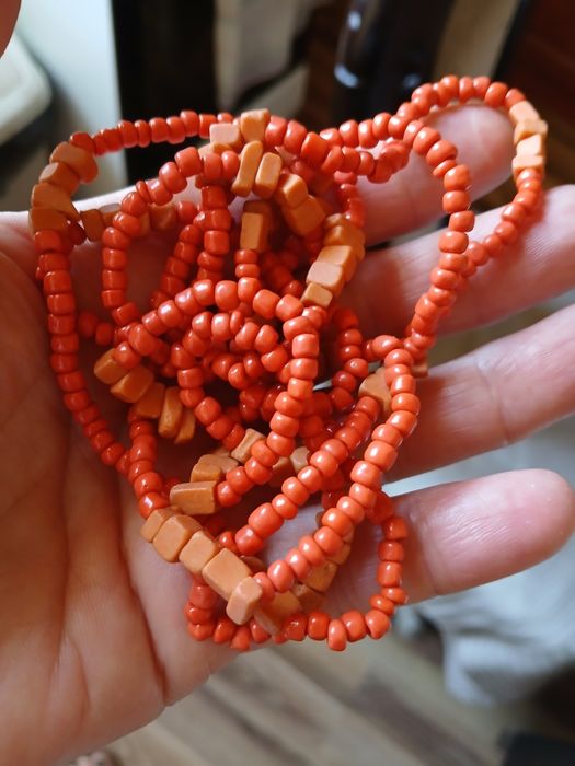 Naszyjnik koral naturalny