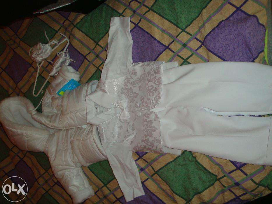 ubranko do chrztu dla chłopca zimowe