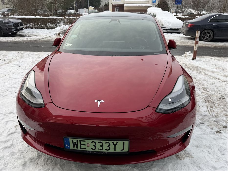 Tesla 3 Performance, 2021, Salon Polska, 1 właściciel, bezwypadkowy