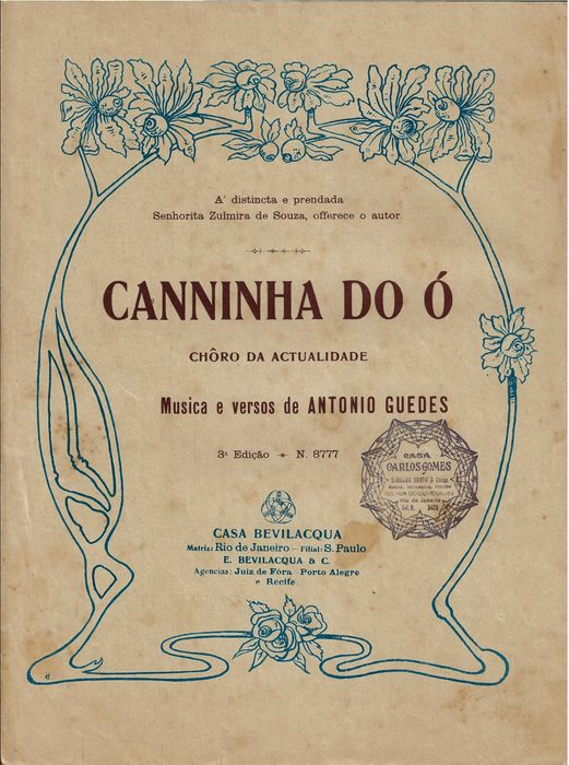 PIANO: 2 Partituras Históricas de Choro Raras (Início Séc. XX)
