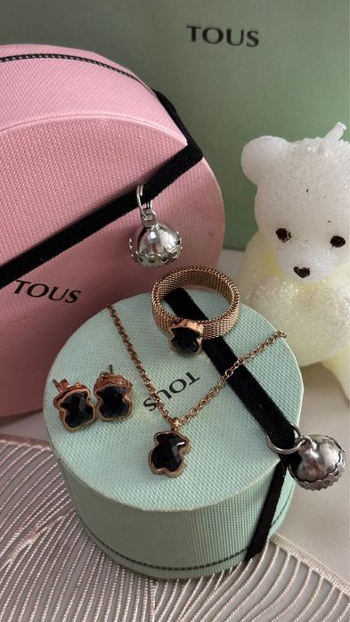 Zestaw z motywem misia tous logowany