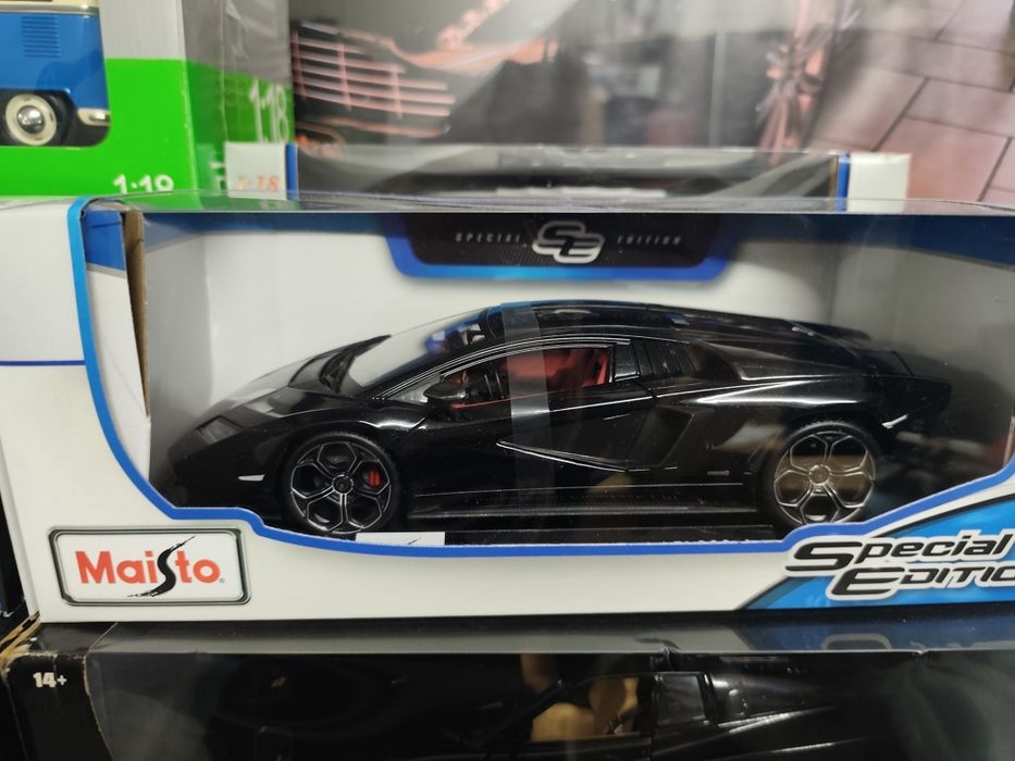 1/18 Lamborghini Countach maisto carro coleção miniatura