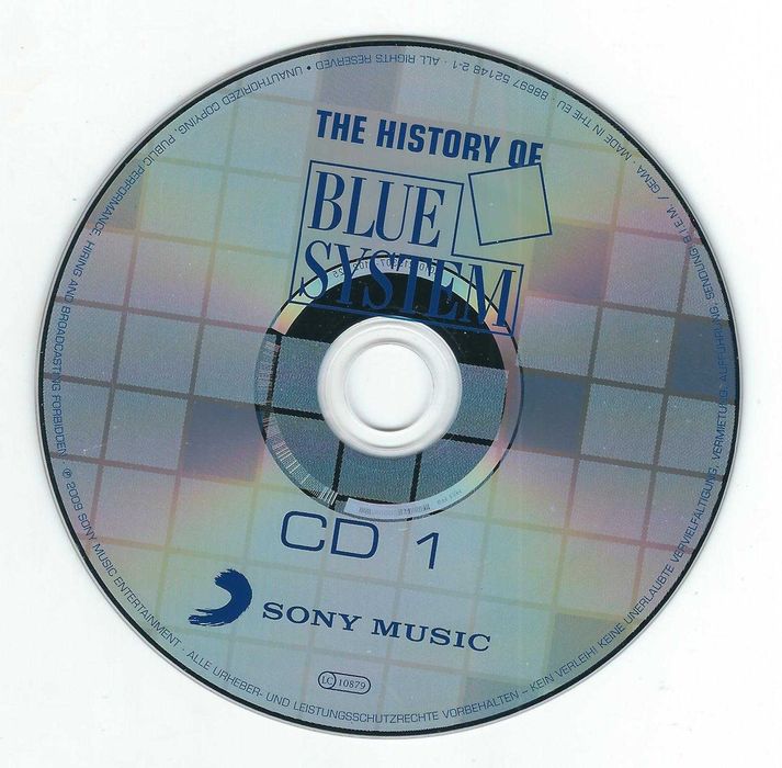 2 CD Blue System - The History Of Blue System (2009) (Autograf) Jewel
