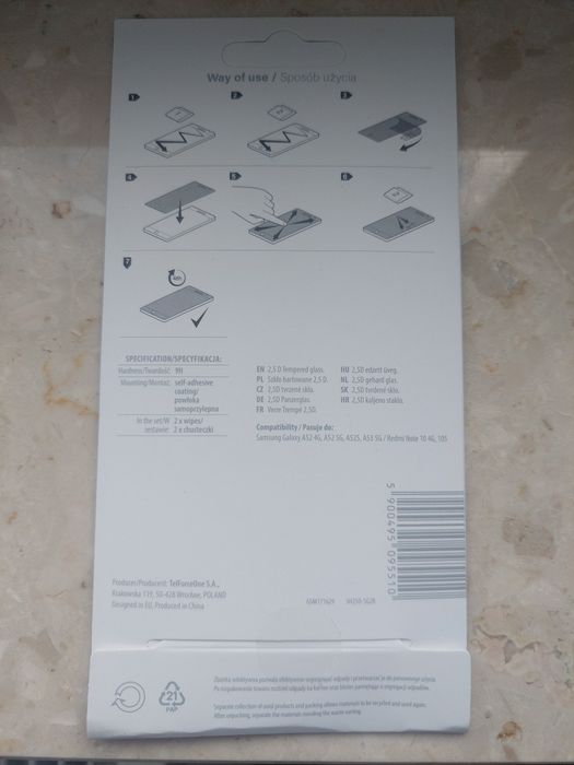 2z Szkło ochronne Samsung Galaxy A52 / A52s 5g