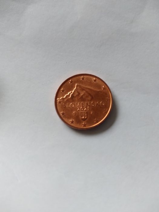 Moeda rara SLOVENSKO 2021