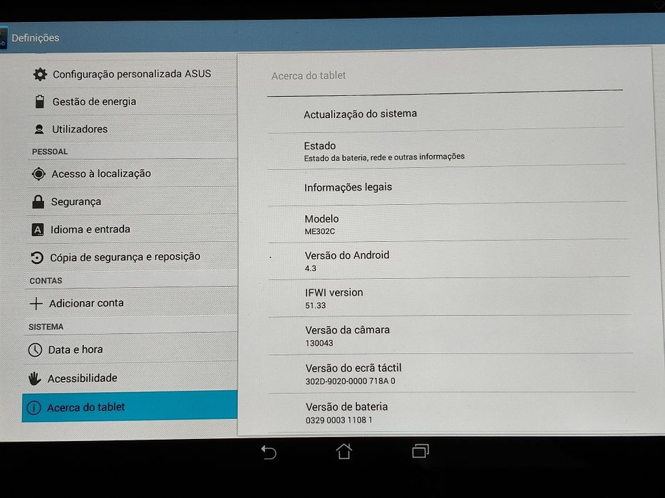 Tablet ASUS ME302C457924401347973121