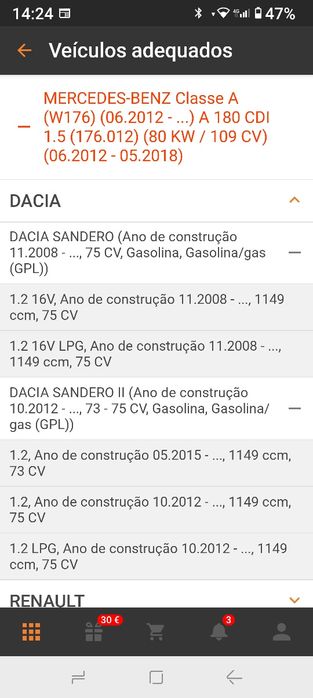 Alternadores vario material auto novo