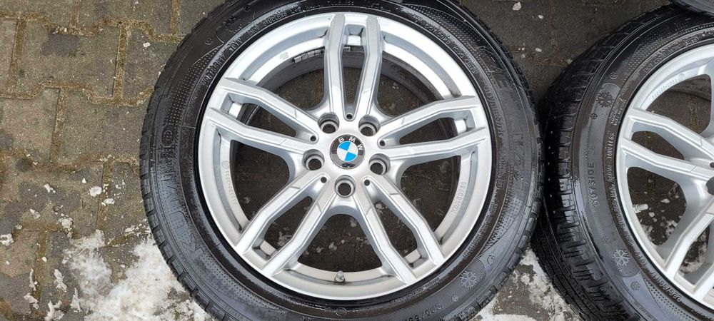 Alufelgi ALUTEC 5X112 z oponami 225/55 R17 zima czujniki
