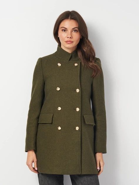 Пальто з бавовни zara