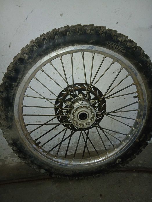 Roda da frente aro 21  completa