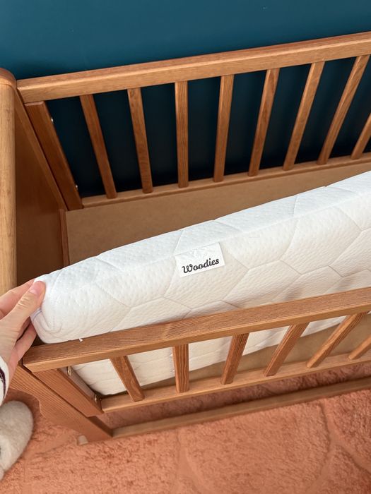 Mini łóżeczko Woodies Noble Crib 90x40 – Vintage